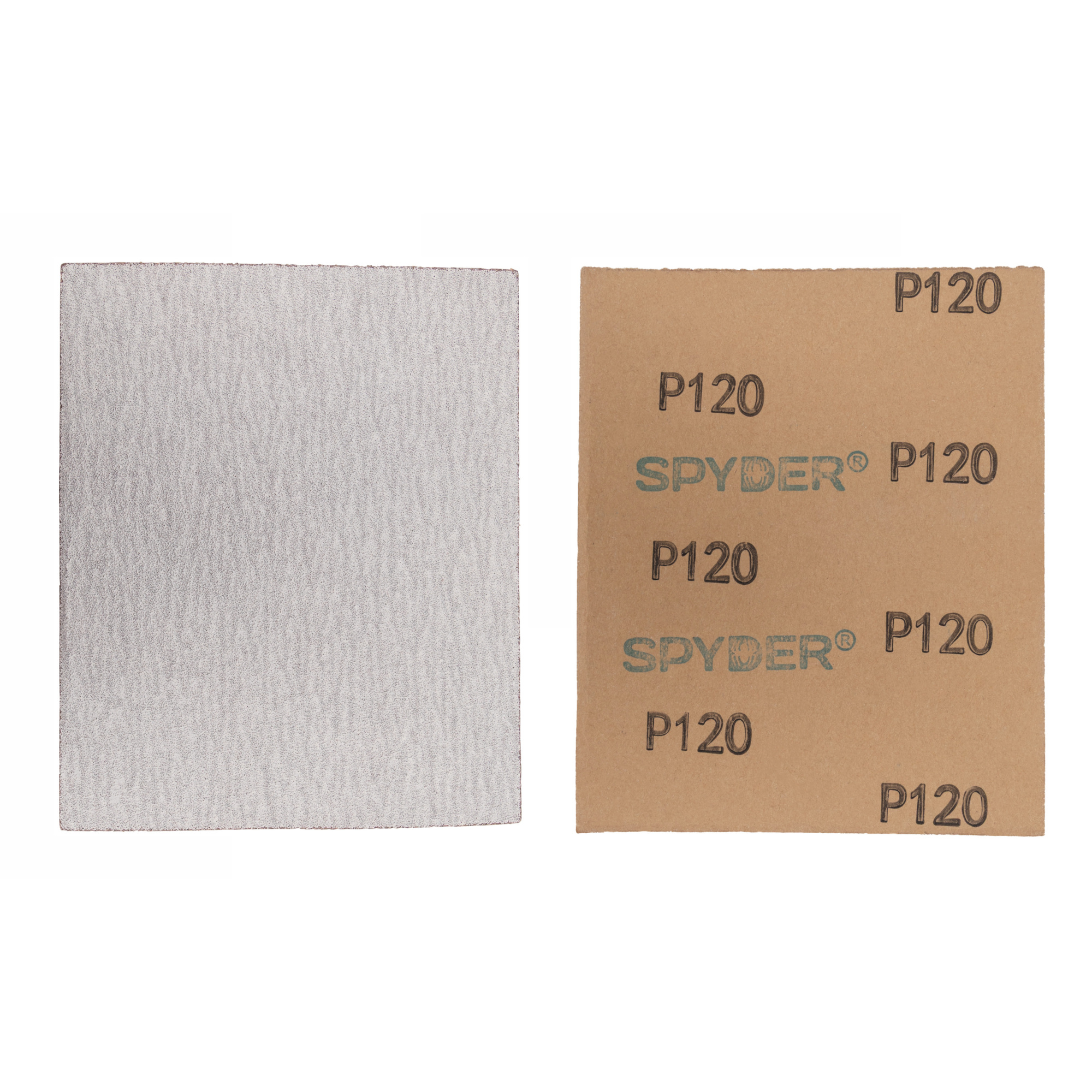 Spyder Aluminum Oxide Sanding Sheets — 4.5in. x 5.5in., 120 Grit, Wet/Dry, 20-Pack, Model# 500035